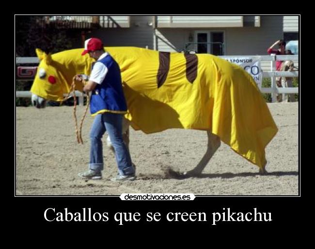 Caballos que se creen pikachu - 