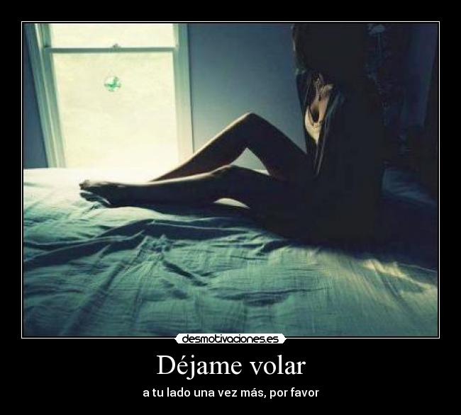 Déjame volar - a tu lado una vez más, por favor