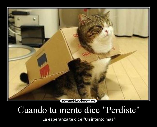 Cuando tu mente dice Perdiste - 