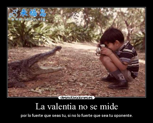 La valentia no se mide - 