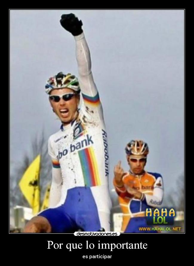 Por que lo importante - es participar