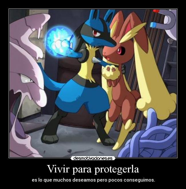 Vivir para protegerla -