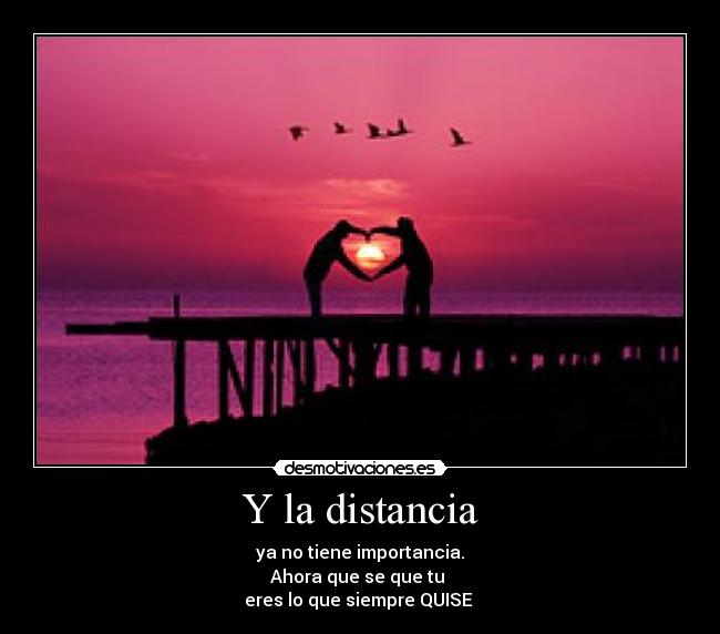 Y la distancia - 