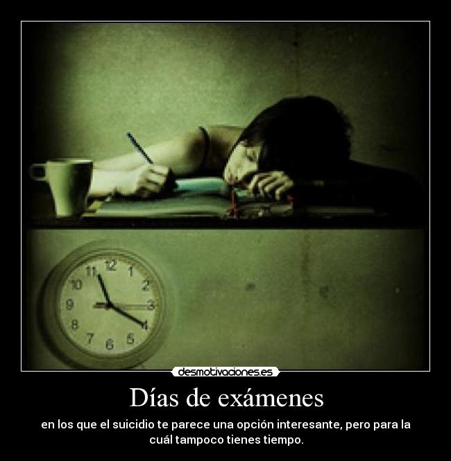 Días de exámenes -