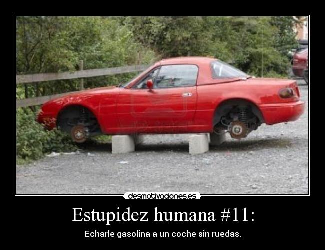 carteles coche desmotivaciones