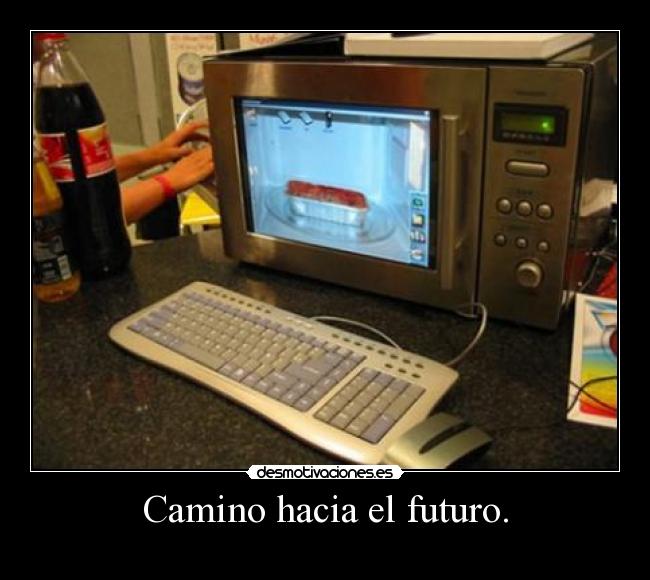 Camino hacia el futuro. -