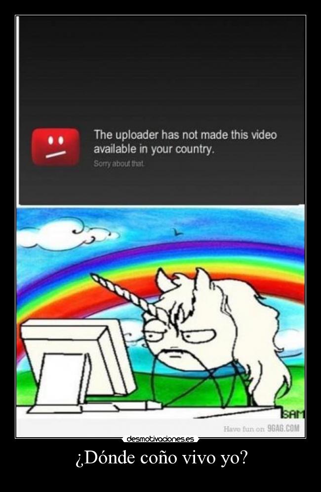 ¿Dónde coño vivo yo? -