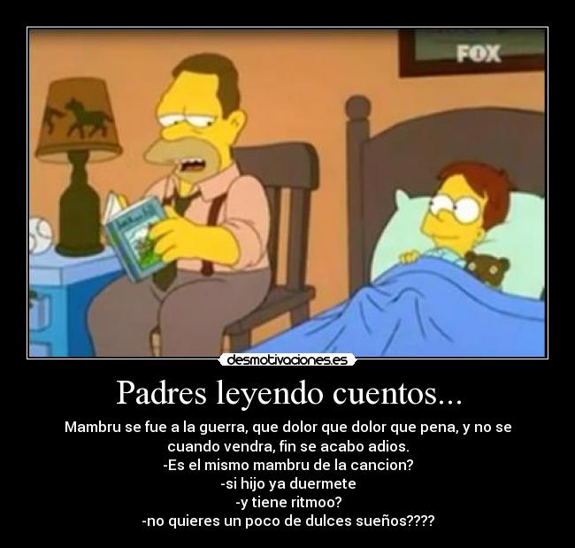 Padres leyendo cuentos... -