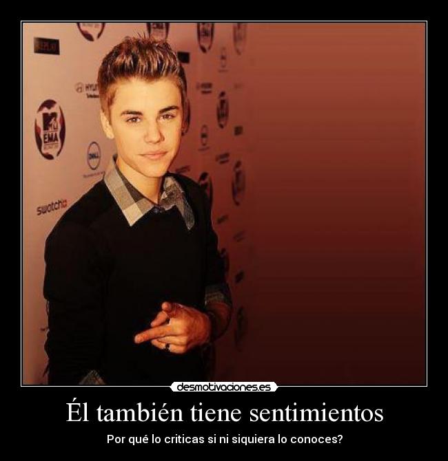 Él también tiene sentimientos -