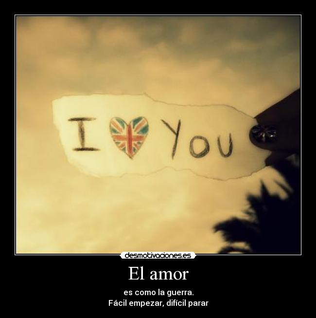 El amor -