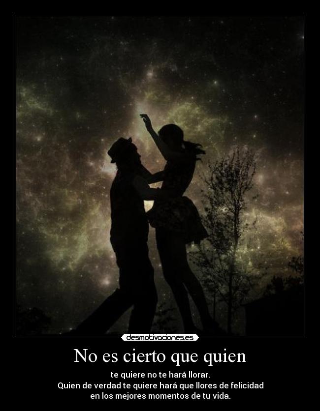 No es cierto que quien -