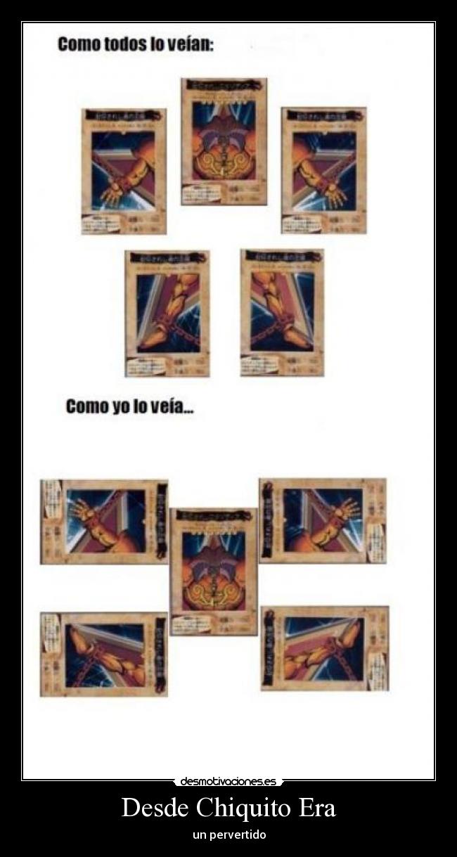 Desde Chiquito Era - un pervertido