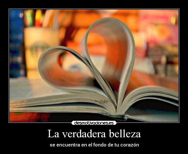 La verdadera belleza -