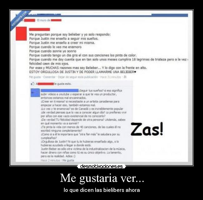 Me gustaria ver... -