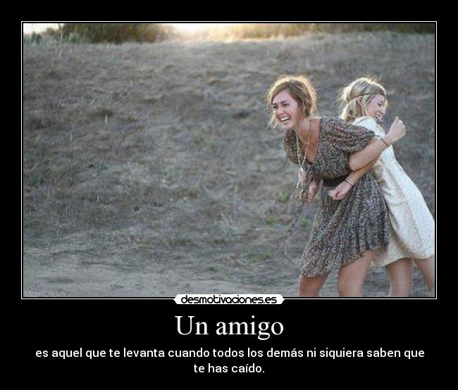Un amigo -