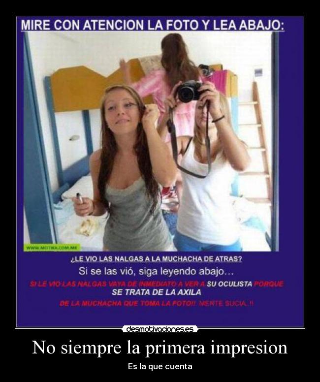 No siempre la primera impresion - 