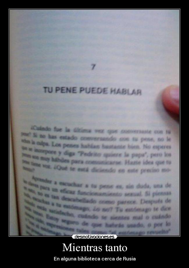 Mientras tanto - En alguna biblioteca cerca de Rusia