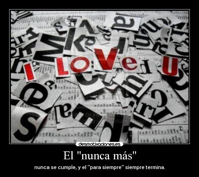 El nunca más - 