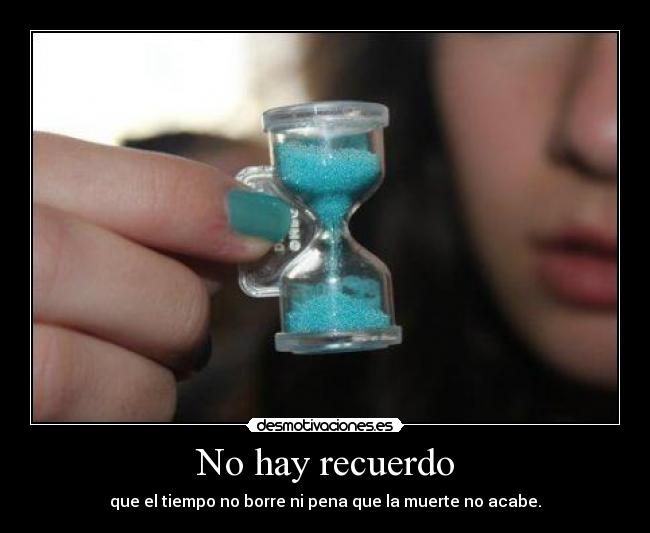 No hay recuerdo -