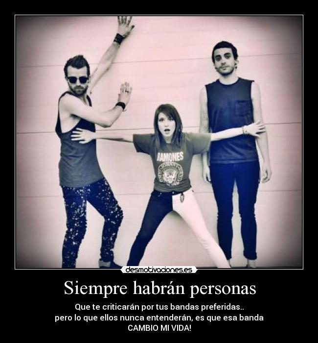 Siempre habrán personas - 