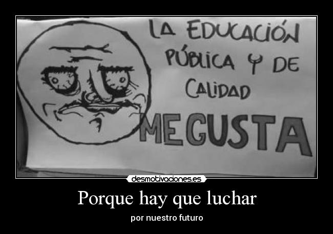 Porque hay que luchar -