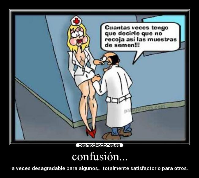 confusión... -