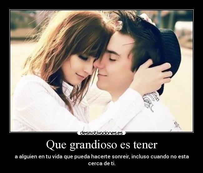 Que grandioso es tener - 