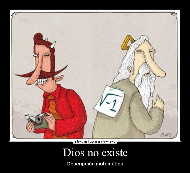 carteles dios matematicas desmotivaciones