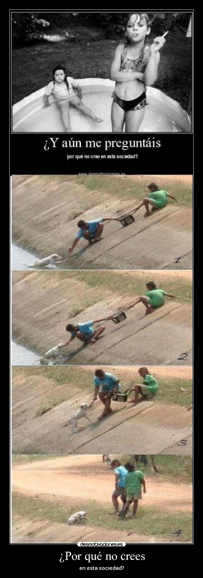 ¿Por qué no crees - en esta sociedad?