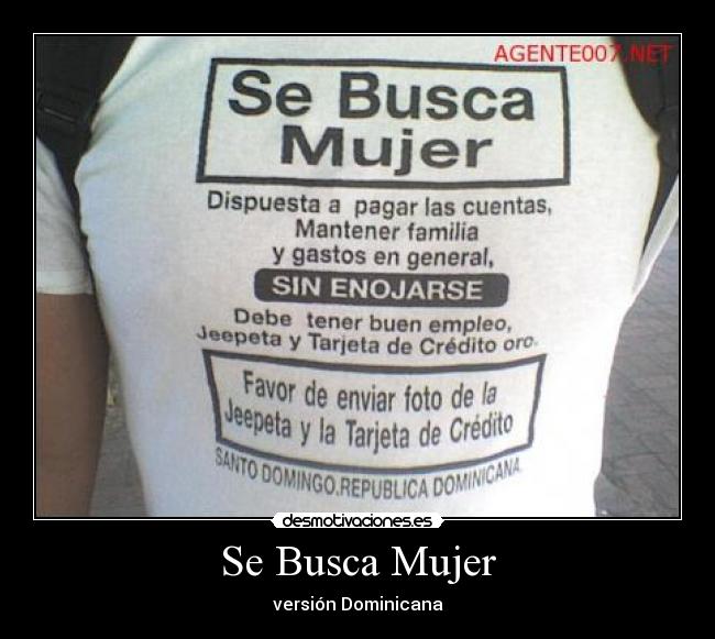 en busca de mujer