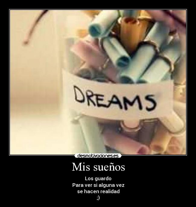 Mis sueños -