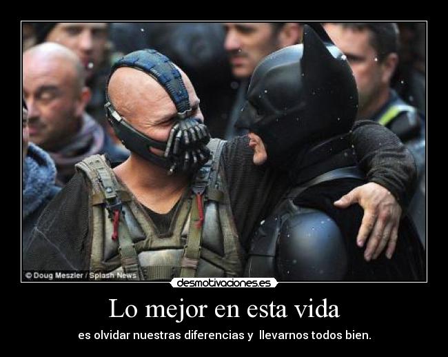 carteles vida bane batman desmotivaciones