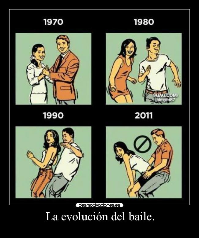 La evolución del baile. - 