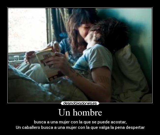 Un hombre -