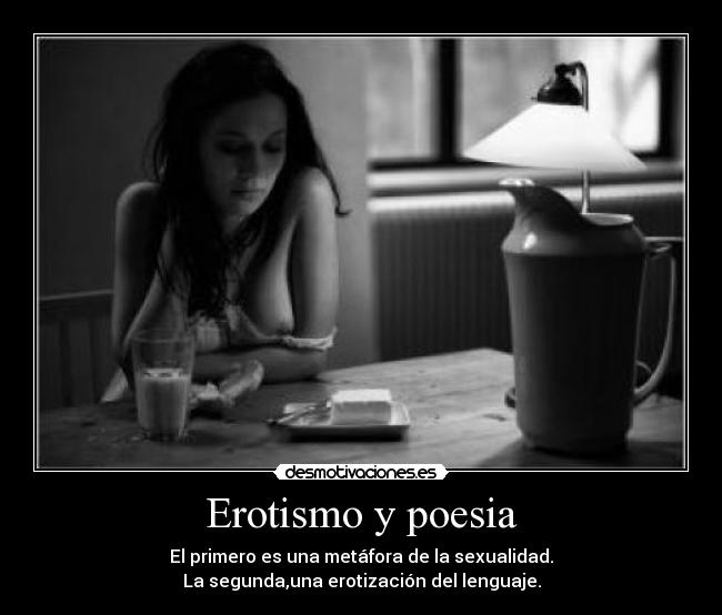 Erotismo y poesia - 