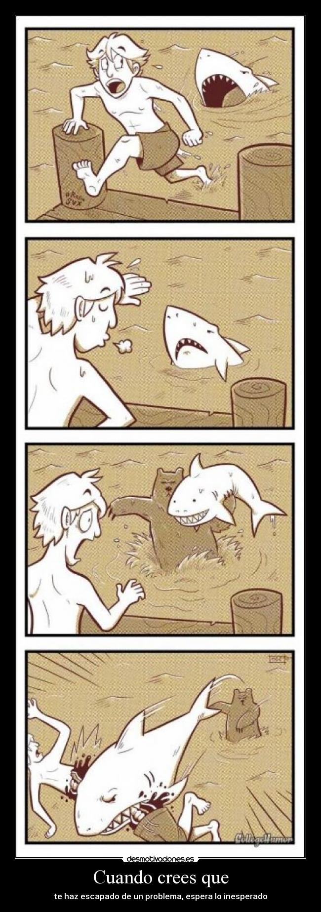 carteles tiburonoso desmotivaciones