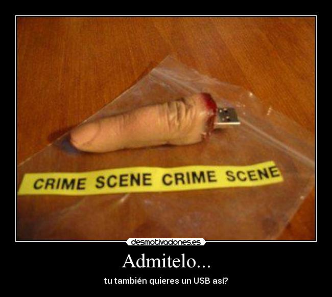 Admitelo... - tu también quieres un USB así?