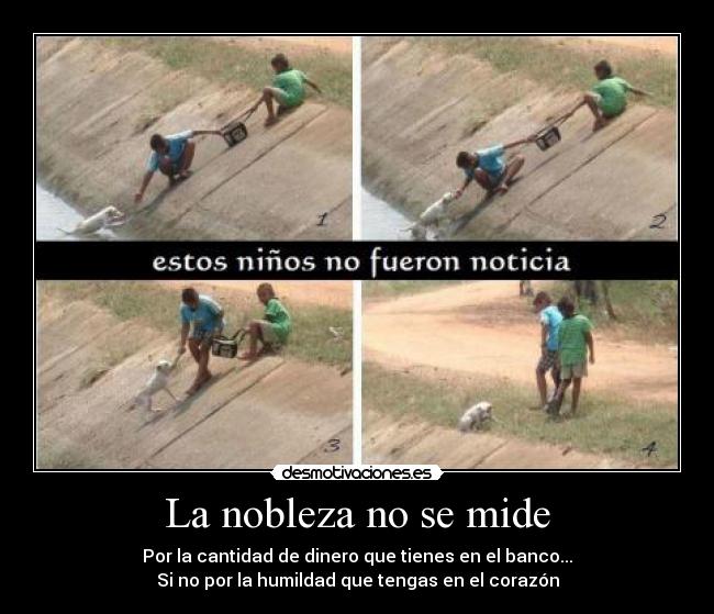 La nobleza no se mide - 