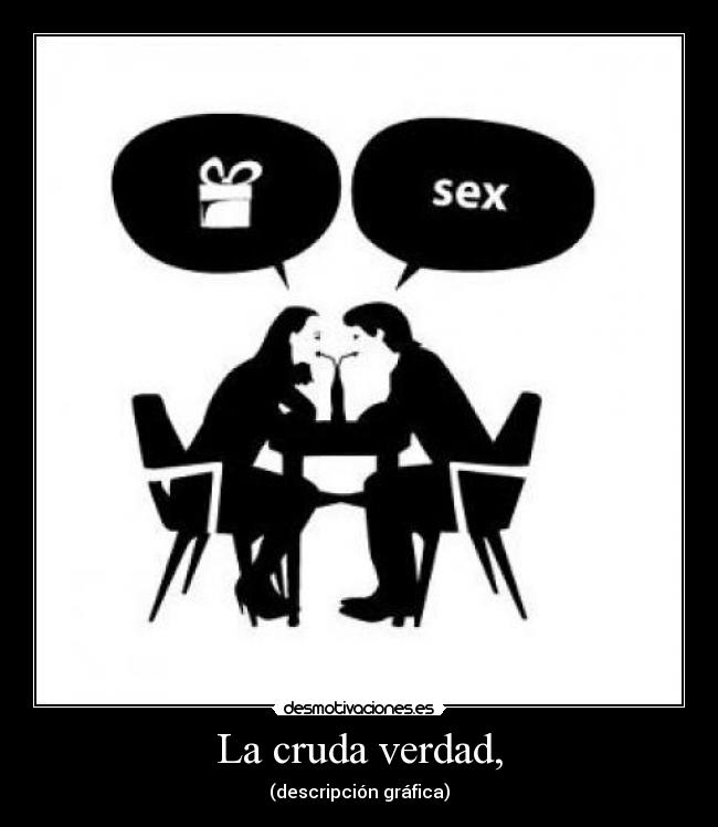La cruda verdad, - (descripción gráfica)