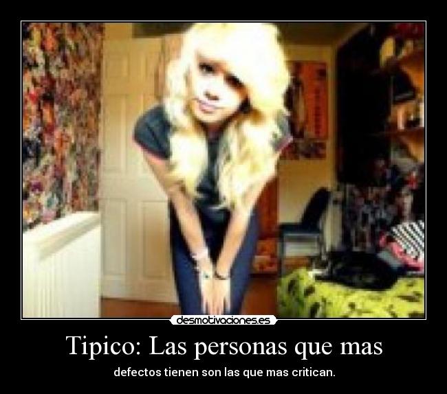 Tipico: Las personas que mas -