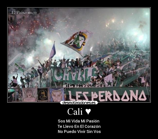 Cali ♥ - Sos Mi Vida Mi Pasión
Te Llevo En El Corazón
No Puedo Vivir Sin Vos