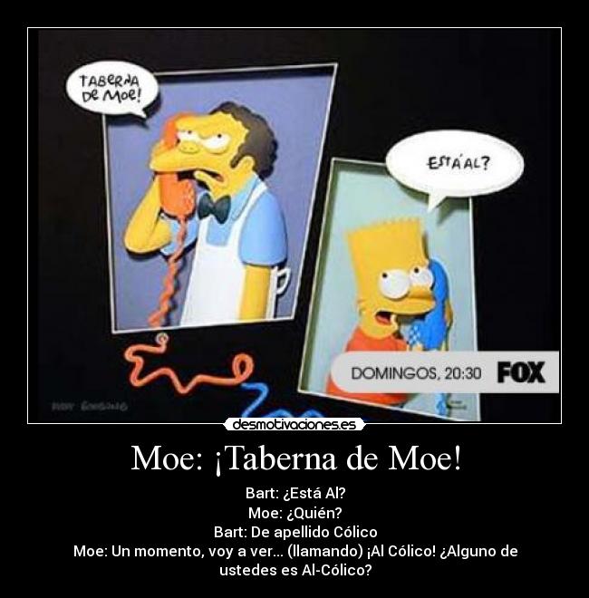 Moe: ¡Taberna de Moe! - 