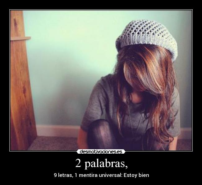 2 palabras, -