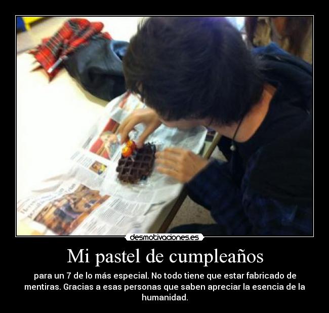 Mi pastel de cumpleaños -