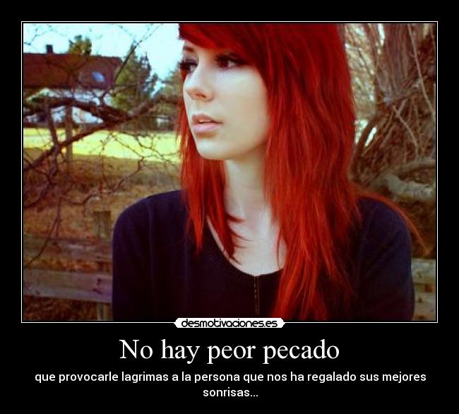 No hay peor pecado - 