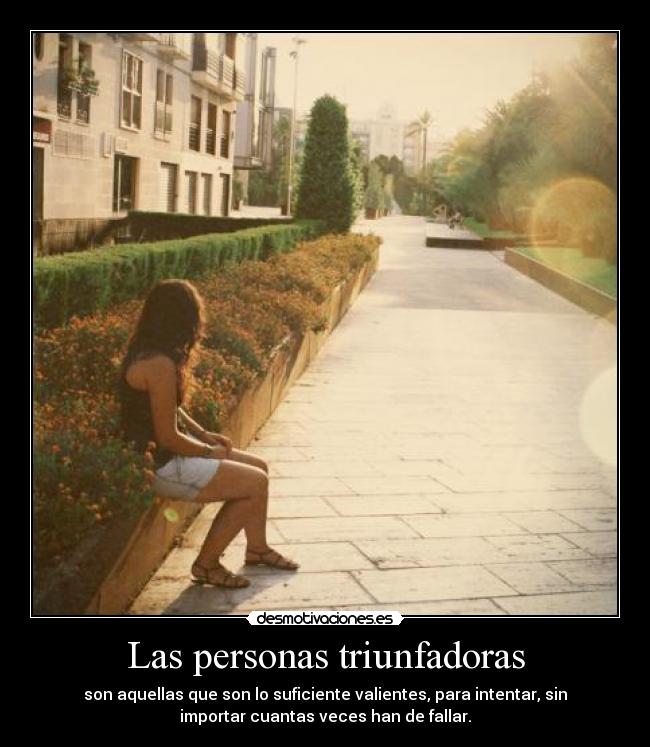 Las personas triunfadoras -