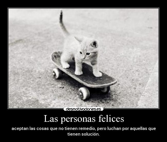 Las personas felices -