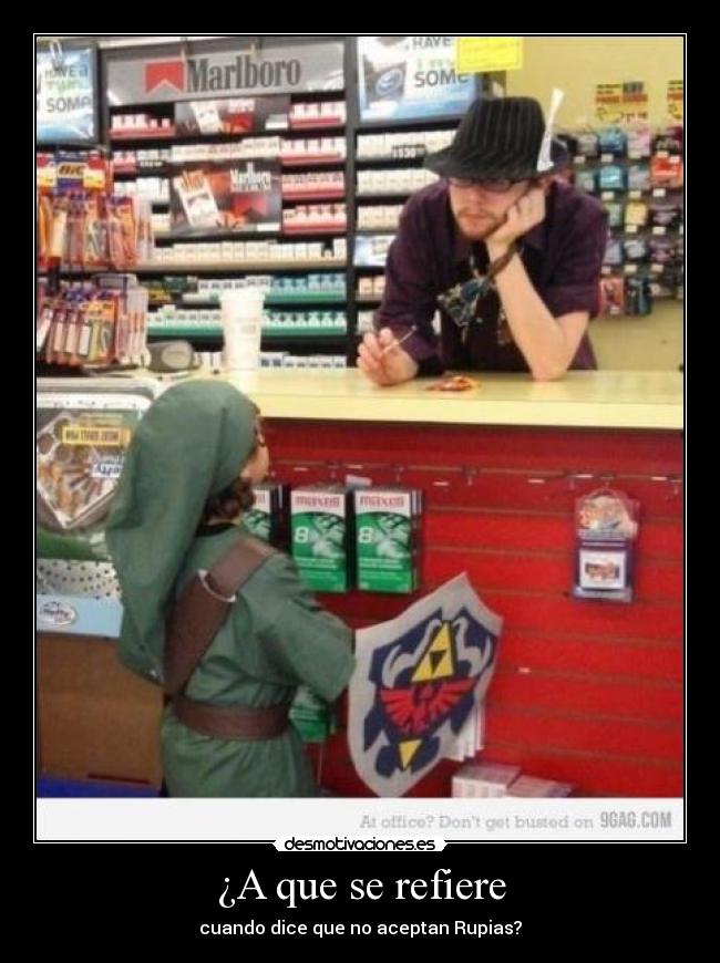 ¿A que se refiere - cuando dice que no aceptan Rupias?