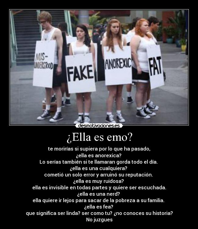 ¿Ella es emo? -