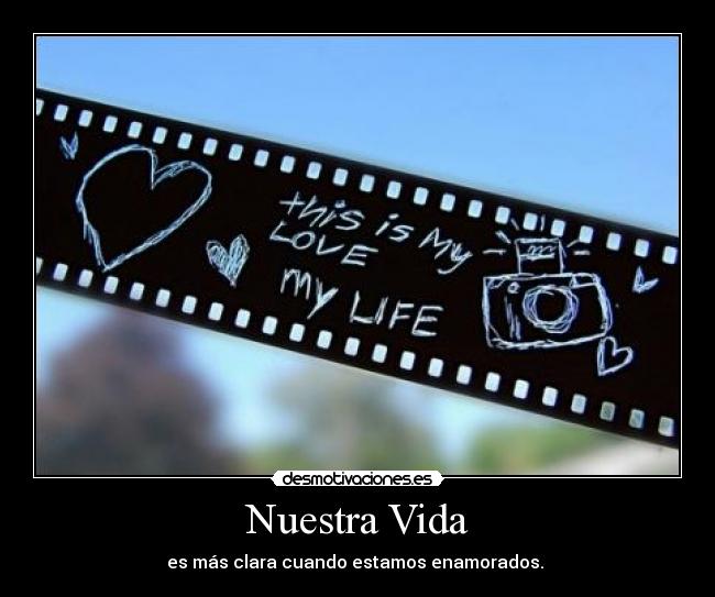 carteles vida nuestra vida desmotivaciones